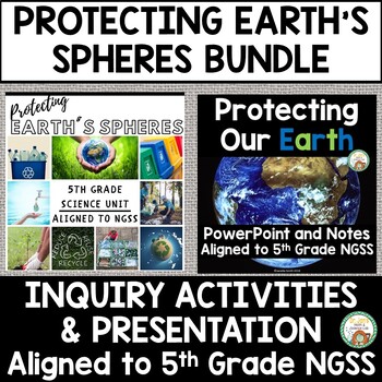 Preview of Protecting Our Earth Bundle:  Inquiry Unit and PowerPoint