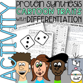 Protein Synthesis Cartoon Faces Drawing Project Activity w