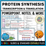Protein Synthesis PowerPoint, Notes, Questions, and Kahoot