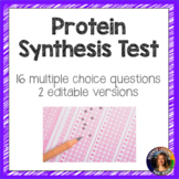 Protein Synthesis Quiz