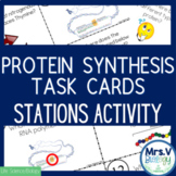 Protein Synthesis Task Cards Stations