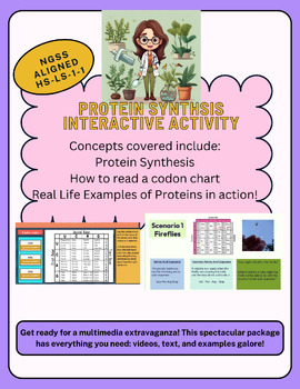 Preview of Protein Synthesis and Life Functions Interactive Assignment