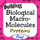 Proteins Building Biological Macromolecules Print Version
