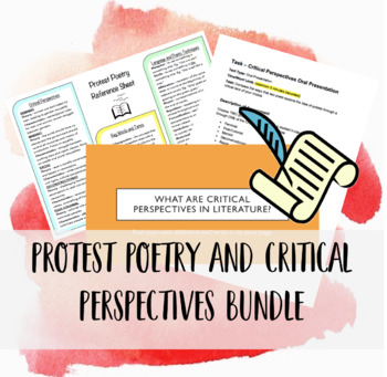 Preview of Protest Poetry and Critical Perspectives Bundle