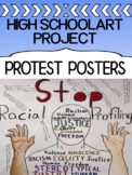 BLM / Protest Posters Art Project for high school