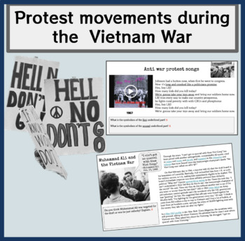 Preview of Protest movements during the  Vietnam War