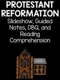 Protestant Reformation Bundle Slideshow, Reading Comprehension