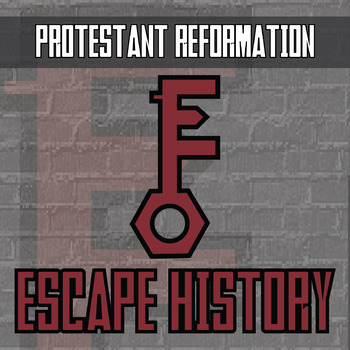 Preview of Protestant Reformation Escape Room Activity - Printable Game & Digital Version