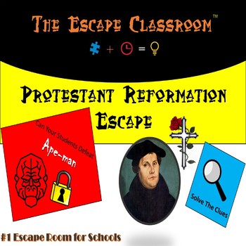 Preview of Protestant Reformation Escape Room | The Escape Classroom