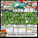 Protestant Reformation Interactive Vocabulary -Both Paper 