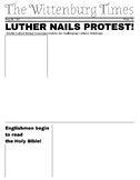 Protestant Reformation Newspaper Project