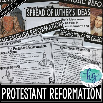 Preview of Protestant Reformation PowerPoint (Martin Luther, Henry VIII)