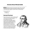 Protestant Reformation Rap Battle Activity and Source Packet