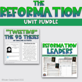 Protestant Reformation Unit Bundle | Martin Luther 95 Thes