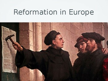 Protestant Reformation in Europe by Social Studies with Mr Lukas