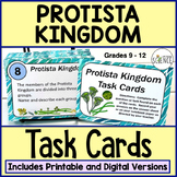Protista Kingdom Task Cards - Protists, Algae, Protozoa