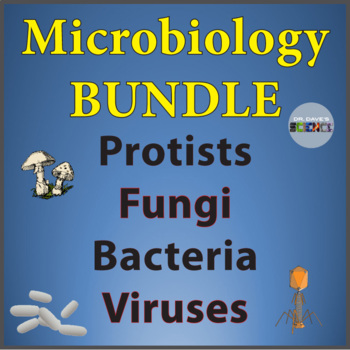 Preview of Protists, Fungi, and Prokaryote, Bacteria and Virus Microbiology Bundle