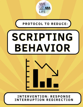 Preview of Protocol to reduce: Scripting Behavior - ABA (EDITABLE)