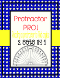 Protractor Pro!  Measuring Angles Using a Protractor- 2 SETS in 1