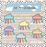 Proud Cloud Bulletin Display and Printables (Colour option