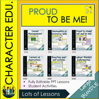 Preview of Proud Self-Esteem and Confidence Building Lessons for SEL Bundle