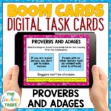 Proverbs and Adages Vocabulary BOOM Cards for Distance Learning