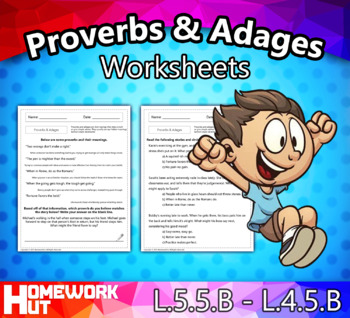 Preview of Proverbs and Adages Worksheets
