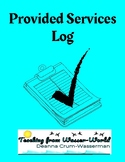 Provided Services Log