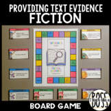 Providing Textual Evidence Board Game Fiction