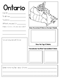 Provinces and Territories of Canada Research Project