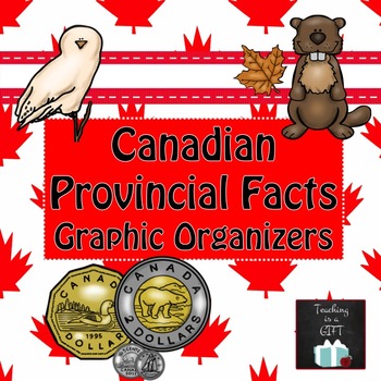 Preview of Provincial Facts Graphic Organizers