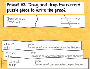 Proving Lines Are Parallel Geometry Converse Theorems