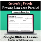 Proving Lines are Parallel DIGITAL Lesson Geometry Convers