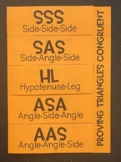 Proving Triangles Congruent - Editable Geometry Foldable Notes
