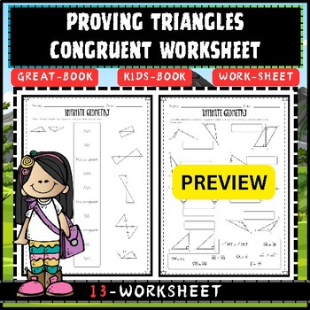 Preview of Proving Triangles Congruent Worksheet