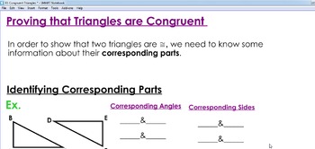 Preview of Proving that Triangles are Congruent using SSS, SAS, ASA