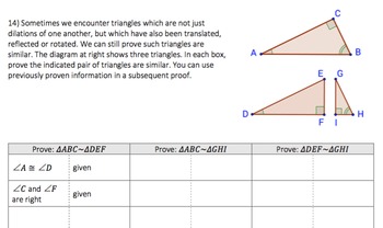 Proving The Pythagorean Theorem With Similar Triangles By Courage To Core