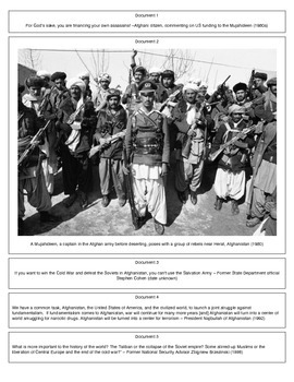 Preview of Proxy War: The US, USSR + Mujahideen in Afghanistan (Document Packet)
