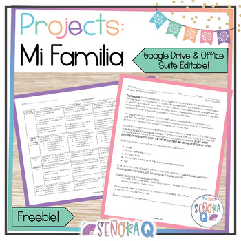 Proyecto: Mi Ãrbol Familiar (2 Versions with Rubrics) *FREEBIE*