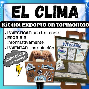 Preview of El clima | Proyecto | Tormentas,Investigar, Escribir, Inventar | 3º-5º | NO PREP