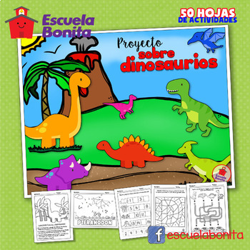 Preview of Proyecto sobre DINOSAURIOS / DINOSAUR UNIT in Spanish