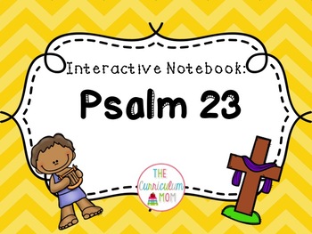 Preview of Psalm 23 Interactive Notebook + Copy/Tracing Work