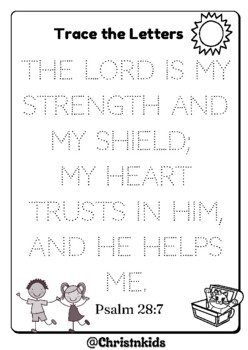 Psalm 28: 7 Colorable Stickers [Book]