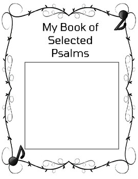 Preview of Psalms Booklet for Kids