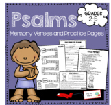 Psalms Bible Memory Verses, Activities, and Assessments