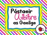 Póstaeir Aibítre as Gaeilge - Naíonáin - Gaeilscoil - á é 
