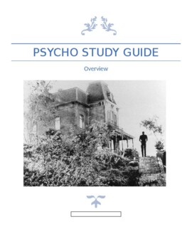 Preview of Psycho - Study Guide Overview