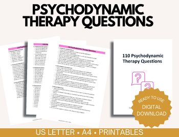 Preview of Unlocking Student Potential: Psychodynamic Therapy Questions for Educators
