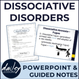 Psychological Disorders: Dissociative Disorders PPT with G