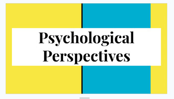 Preview of Psychological Persepectives